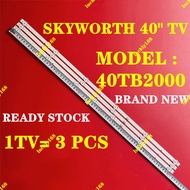 NEW 3PCS 40TB2000 SKYWORTH 40" LED TV BACKLIGHT(LAMP TV) SKYWORTH 40 INCH LED TV BACKLIGHT