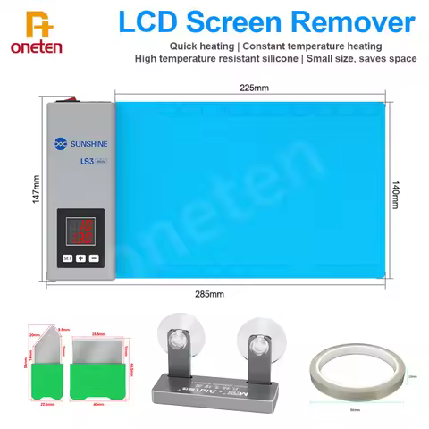 SUNSHINE LS3 mini LCD Screen Remover Heating Stage Separator Pad For Phone IPad Separation Pad LCD D