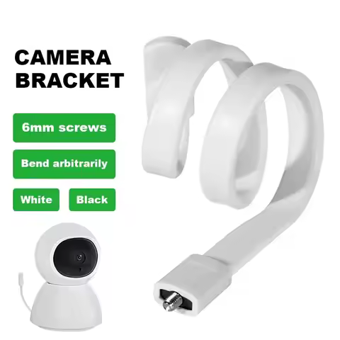 1/4 Thread Gooseneck Holder Camera Stand Multifunctional Bracket Silicone Baby Monitor Stand Adjusta