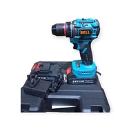 21V battery drill with 2 battery and 1 charger