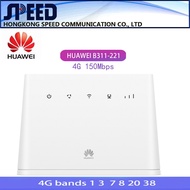 Original 150Mbps Huawei B311 B311-221 4G LTE CEP WiFi Network Router PK huawei B310 B315 E5172 gubeng