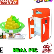 Js Toy Kitchen Set Refrigerator With Ice Cream And Cooking Cake Cuisine Girls Toys Kr