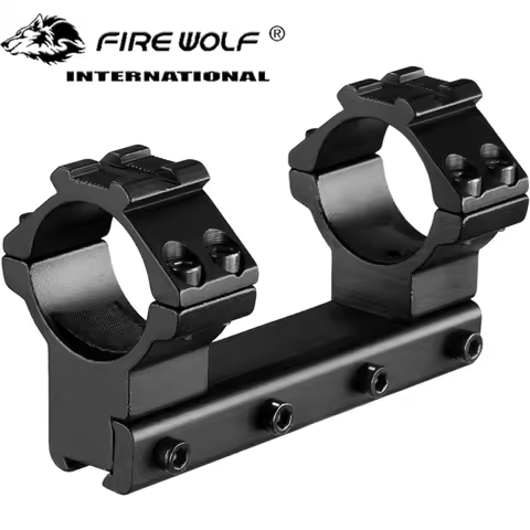 10cm High Profile 11mm Dovetail .22 Airgun 30mm Dovetail Rings with Stop Pin 20mm Rail For Hunting T