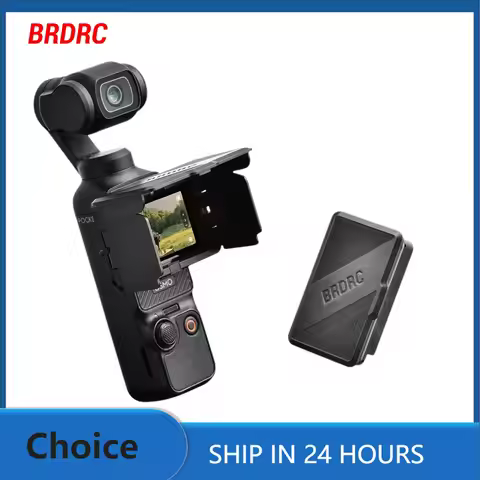 BRDRC Pocket 4 Screen Sun Hood Sunshade Protective Cover for DJI OSMO Pocket 4 3 Accessories Foldabl