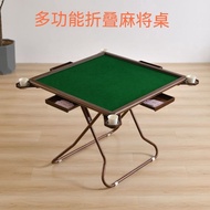 light luxury✸Mahjong Table Foldable Mobile Home Hand Rub Playing Card Table Small Simple Square Tabl