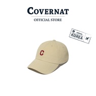 COVERNAT หมวก รุ่น Small C Logo 3D Embroidery B.B Cap Beige (70011OSCCAU_U5BEXX)