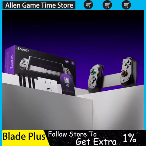 Leadjoy Blade Plus Wireless Stretch Gaming Controllers With Bluetooth Dual Hall For Mobile Phone PC 