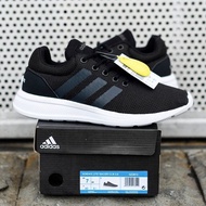 SEPATU ADIDAS CLOUDFOAM LITE RACER BLACK REFLEKTIF ORIGINAL - Murah