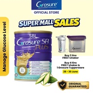 Grosure SR Plus Chocolate/Vanilla/Coffee 800/400GM (Susu Peria Katak)