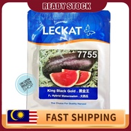 (20gm) +-500 Biji F1 King Black Gold 7755 Tembikai Merah Benih Leckat / Watermelon