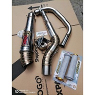 【Ready Stock】✥▨TMX 125/ 155 OPEN MUFFLER SET