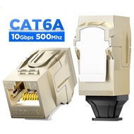 Ampcom CAT7 RJ45 khớp nối nội tuyến giắc cắm Keystone Cat6A Cat6 đầy đủ kẽm-hợp kim shielded STP thứ