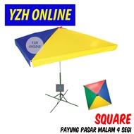 Payung Pasar Malam (Bulat & 4 Segi) / Hawker Style Umbrella (Round & Square)