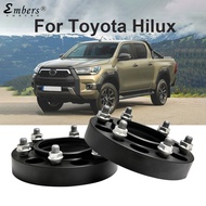 Embers For Toyota Hilux PCD 6x139.7 CB 106.1 M12X1.5 Forged Aluminum Black Wheel Spacers Hub Adapter