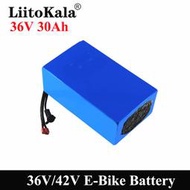 熱賣LiitoKala 36V 15Ah 20Ah 25Ah 30Ah 18650電動車鋰電池組 T插