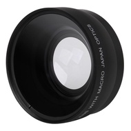HILABEE 52mm 0.45x Professional Wide Angle Macro Lens for Nikon D3000 D3100 D5000 D5100 7000D D3200 
