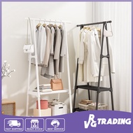 Clothes Rack Home Living Triangle Cloth Rack Almari Rak Baju Wordrobe with Wheel Cloth Storage Rack 