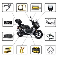ชุดแต่ง ADV150 ทั้งชุด 12 ชิ้น อะไหล่แต่งมอไซด์ ADV 150 ของแต่ง แร็คท้าย แคชบาร์ ชิวหน้า พื้นพักเท้า