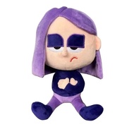 25cm Duolingo Purple Girl Cartoon Animation Cute Stuffed Girl Plush Toys A Birthday Gift for Childre