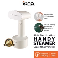 Iona Garment Steamer Steam Iron | Electric Portable Handheld Mini Clothes Steamer 蒸汽烫斗 - GLHS3012