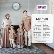 ( Best seller ) Mutif Sarimbit Shanum Brown Mutif Shanum Little Shanum