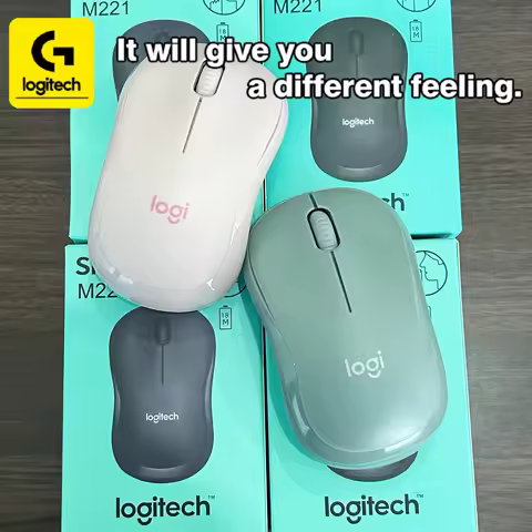 [Special Offer] Logitech M221 Office Mouse, Dual-mode Wireless, Silent Operation, Ergonomic Design, 