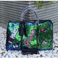 Sequin gym bag/sequin travel bag/sequin bag/Swimming bag/sequin travel bag