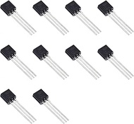 Bridgold 10pcs 2N3819 2N N-Channel J-FET Transistors 25V,TO-92.