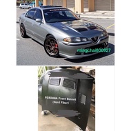 🔥Proton Perdana EVO3 Evo 3 E3 Front Bonnet Engine Cover Fiber LL8350 (COPY ORI) Scoop Not Open dah l