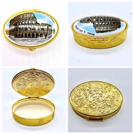 Old Storage PILL BOX Jewelry VINTAGE ITALIAN SOUVENIR/TRINKET THE IL COLOSSEO