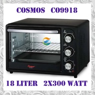 ready OVEN LISTRIK LOW WATT COSMOS CO-9918 - 18Ltr Daya 600W