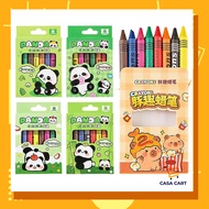 CASA CART Warna Lukisan Kanak-kanak Kit Mini Panda 8 Warna Capybara 12 Warna Kartun Comel Krayon Min