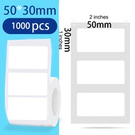 Direct Thermal Barcode Sticker Paper Barcode Label 50X30X1000 Sticker