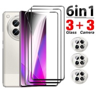 6in1 Lens Screen protector For Infinix Zero 40 Zero40 5G 4G Full glue curved Tempered glass For Infi