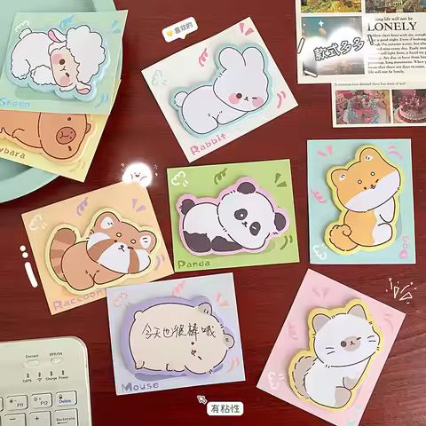 Office School Supplies Cute cartoon notes kawai student stationery N times sticky wholesale lovely M