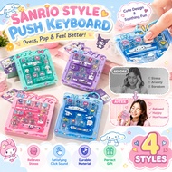 14 Keys Keyboard Stress Relief Keychain – Clicky Fidget Bag Pendant