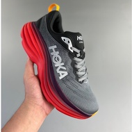 Fashion HOKA ONE Bondi 8 Men Women Casual Sports Shoes Shock Suction Road Running Training I4IP EY1B