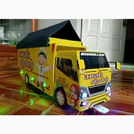 Miniatur Truk Oleng Jumbo Livery Anak Sholeh Cocok untuk Mainan Anak