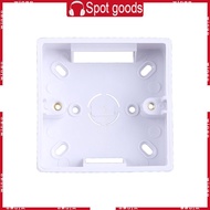 WIN 86X86 PVC Thickening Junction Box Wall Mount Cassette For Switch Socket Base Sw