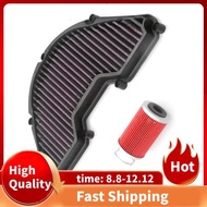 High  Air and Oil Filter Set Reusable Air Filter Intake Cleaner for Qianjiang  921 QJ900GS-8D Motorc
