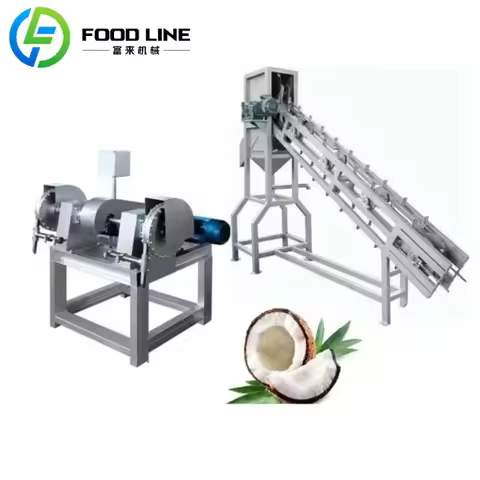 Complete Coconut Milk Powder Production Line / Coconut Milk Extractor Machine / Coconut Milk Making 