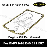 11137511224 Car Accessories Engine Oil Pan Gasket For BMW N46 E46 E91 E87 Automatic Trans Oil Pan Ga