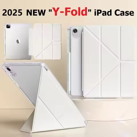 Y-Folding Case For iPad 10th Air 11 13 inch Case 2025 2024 iPad A16 11th Pro11 13 M4 M3 M2 10.5 10.2