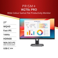 PRISM+ W270c PRO | 27" WQHD 144Hz Fast IPS Flat Monitor