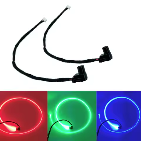 12V Led Light Source RGB multi-color Mini Illuminator LED Emitter Side Glow Fiber Optic Lamp Car Use