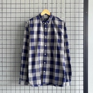 KEMEJA Fred Perry Plaid Cotton Shirt with Pocket Fred Perry Shirt/