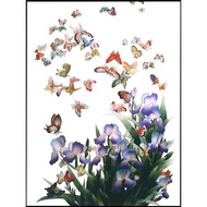 Su Embroidery DIY Kit Beginner Stitch Hundred Butterfly Pattern Butterfly Love Flower 35 * 47 High-E