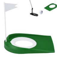 Golf Putter Plate Green Practice Putter Plate Golf Detachable Putter Plate Golf Indoor Putter Traine