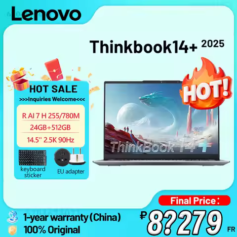 Lenovo ThinkBook14+ AI 2025 R 7 H 255 24GB 512GB 14.5'' 2.5K 90Hz