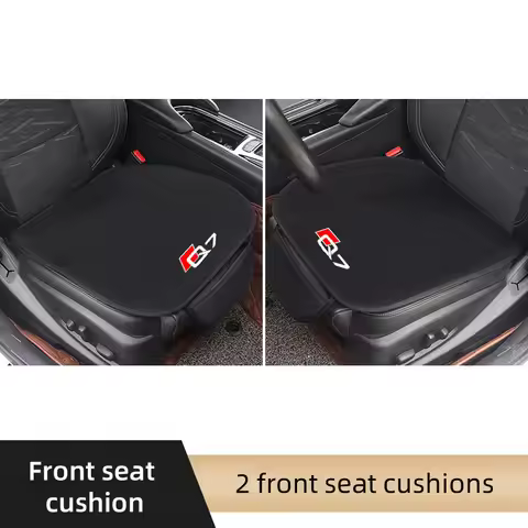 1Pcs Flannel Car Cushion Seat Protection Case For Audi SlineB7 B9 A6 C6 Q5 Q3 TT A1 A3 8P 8L 8V A4 B